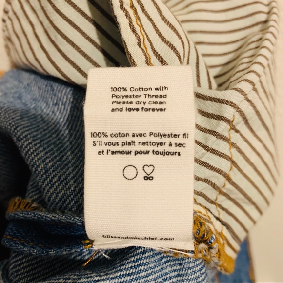 Sold Bliss Mischief X Free People 26 Straight Jean - Picture 10 of 13